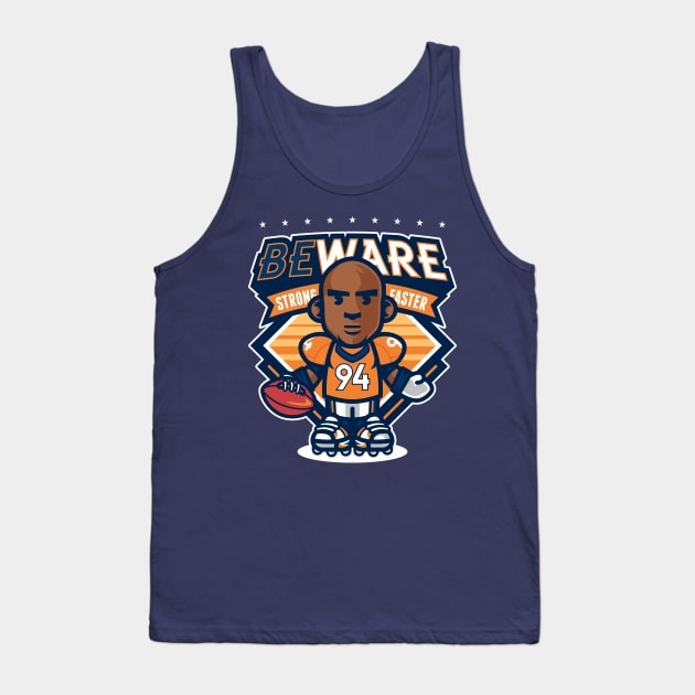 BeWARE Demarcus Ware Tank Top by KDNJ